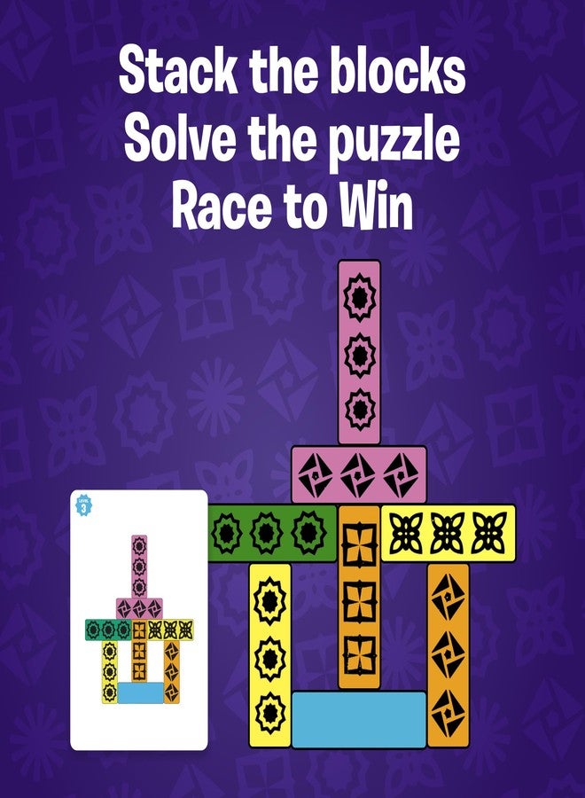 The Uzzle Uzzle 3.0 Board Game & Blockwork Bundle - Ultimate Family Fun Pack - Fast-Paced Puzzle Games for Ages 4+ - Multiple Difficulty Levels - 2 to 4 Players - Image 3